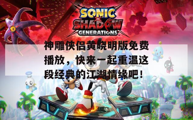 神雕侠侣黄晓明版免费播放，快来一起重温这段经典的江湖情缘吧！  第1张