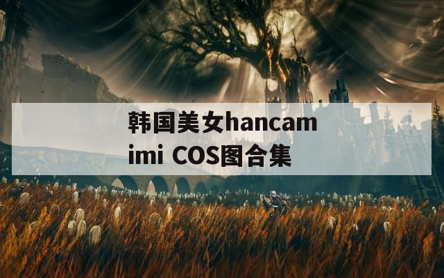 韩国美女hancamimi COS图合集  第1张
