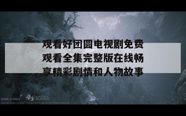 观看好团圆电视剧免费观看全集完整版在线畅享精彩剧情和人物故事  第1张