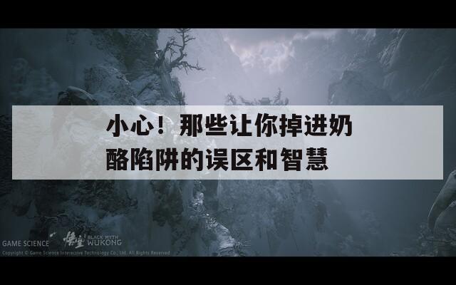 小心！那些让你掉进奶酪陷阱的误区和智慧  第1张