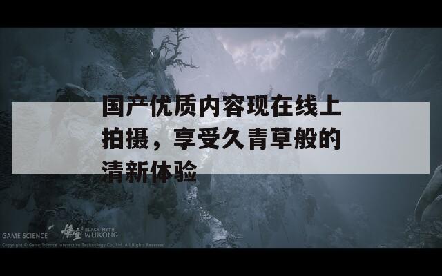 国产优质内容现在线上拍摄，享受久青草般的清新体验  第1张