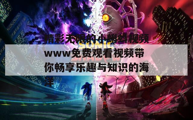 精彩无限的小蝌蚪视频www免费观看视频带你畅享乐趣与知识的海洋  第1张