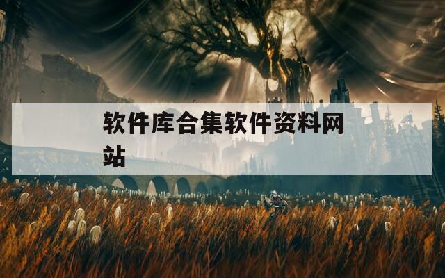 软件库合集软件资料网站  第1张