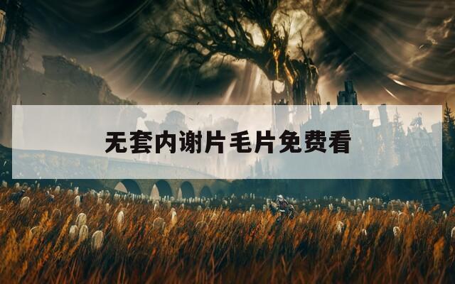 无套内谢片毛片免费看  第1张