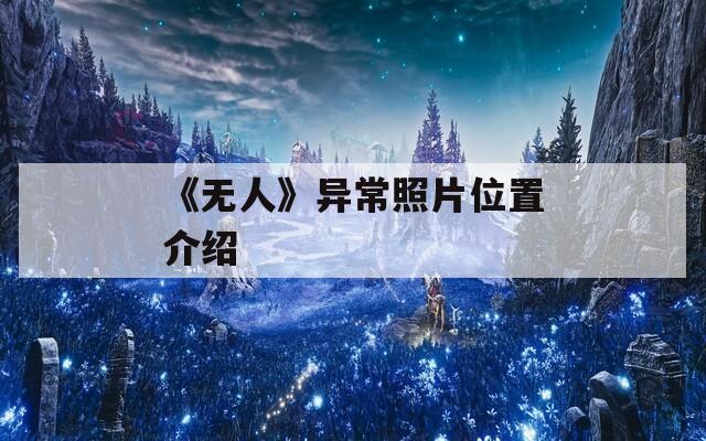 《无人》异常照片位置介绍