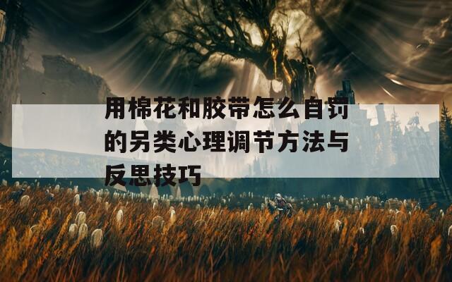 用棉花和胶带怎么自罚的另类心理调节方法与反思技巧