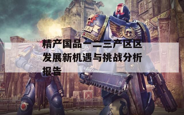 精产国品一二三产区区发展新机遇与挑战分析报告  第1张