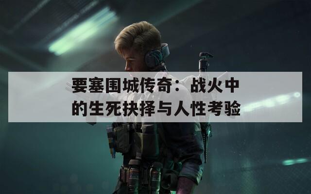 要塞围城传奇：战火中的生死抉择与人性考验