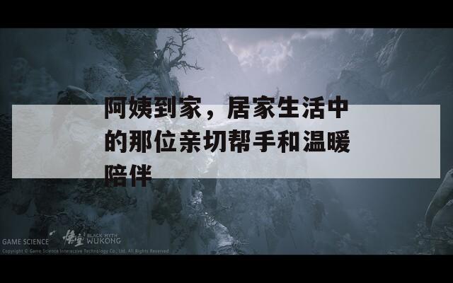阿姨到家，居家生活中的那位亲切帮手和温暖陪伴  第1张