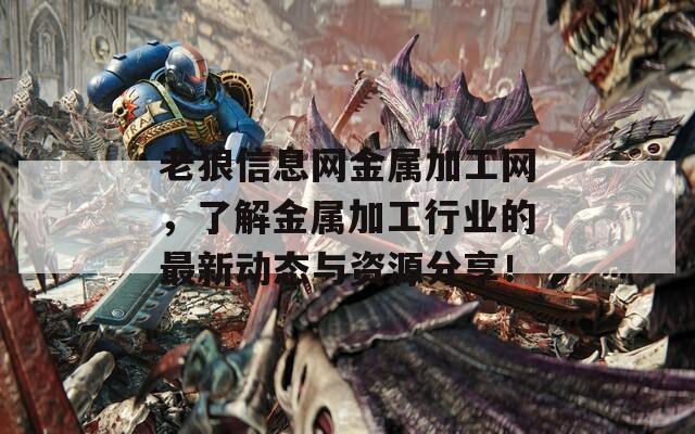 老狼信息网金属加工网，了解金属加工行业的最新动态与资源分享！  第1张