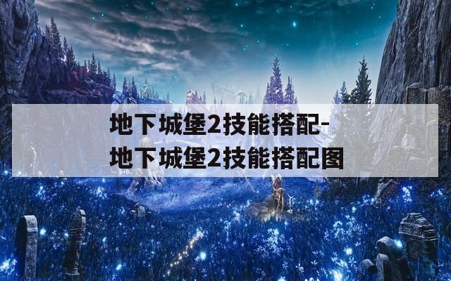 地下城堡2技能搭配-地下城堡2技能搭配图  第1张