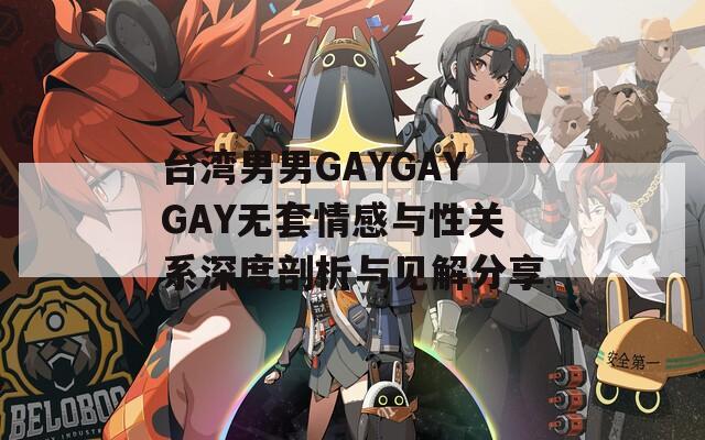台湾男男GAYGAYGAY无套情感与性关系深度剖析与见解分享  第1张