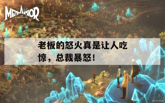 老板的怒火真是让人吃惊，总裁暴怒！  第1张