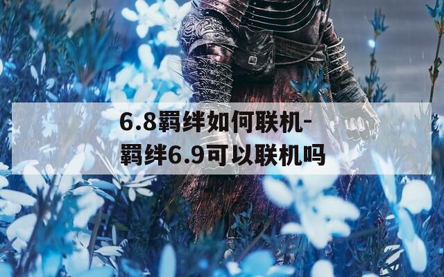 6.8羁绊如何联机-羁绊6.9可以联机吗  第1张