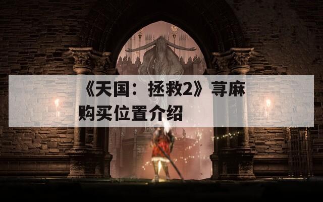 《天国：拯救2》荨麻购买位置介绍  第1张