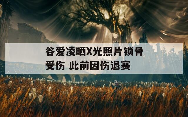 谷爱凌晒X光照片锁骨受伤 此前因伤退赛