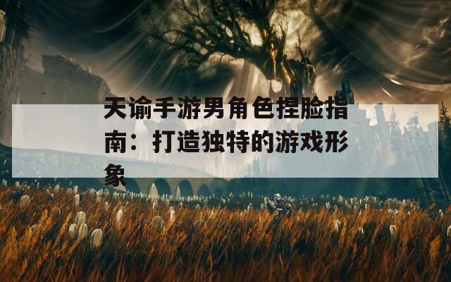 天谕手游男角色捏脸指南：打造独特的游戏形象  第1张