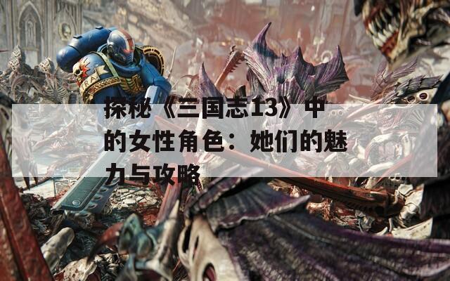 探秘《三国志13》中的女性角色：她们的魅力与攻略  第1张